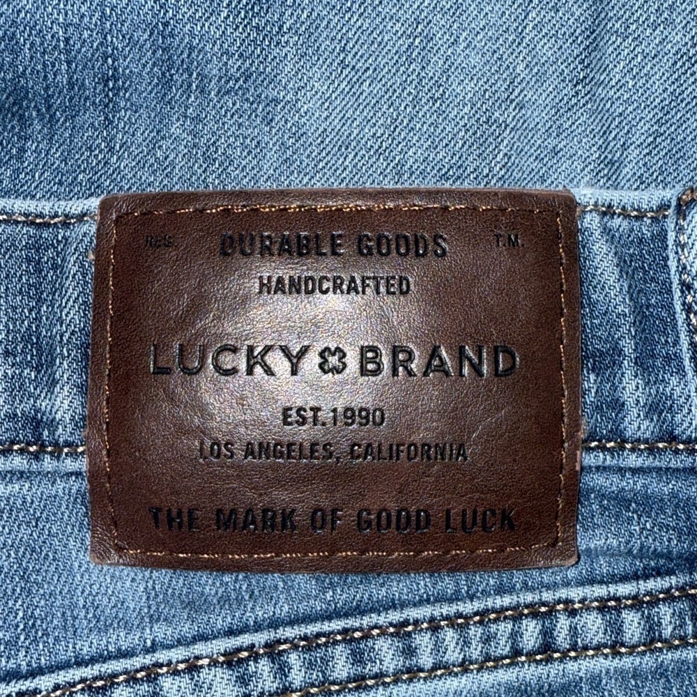 Lucky Brand Men’s Straight Blue Jeans Size 31x32 - Picture 10 of 12